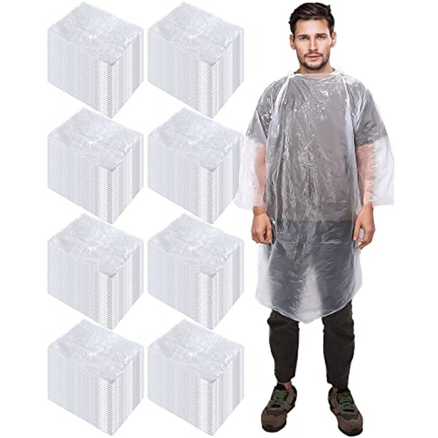 120 Pack Disposable Rain Ponch - Emergency Poncho Rain reseña y precio