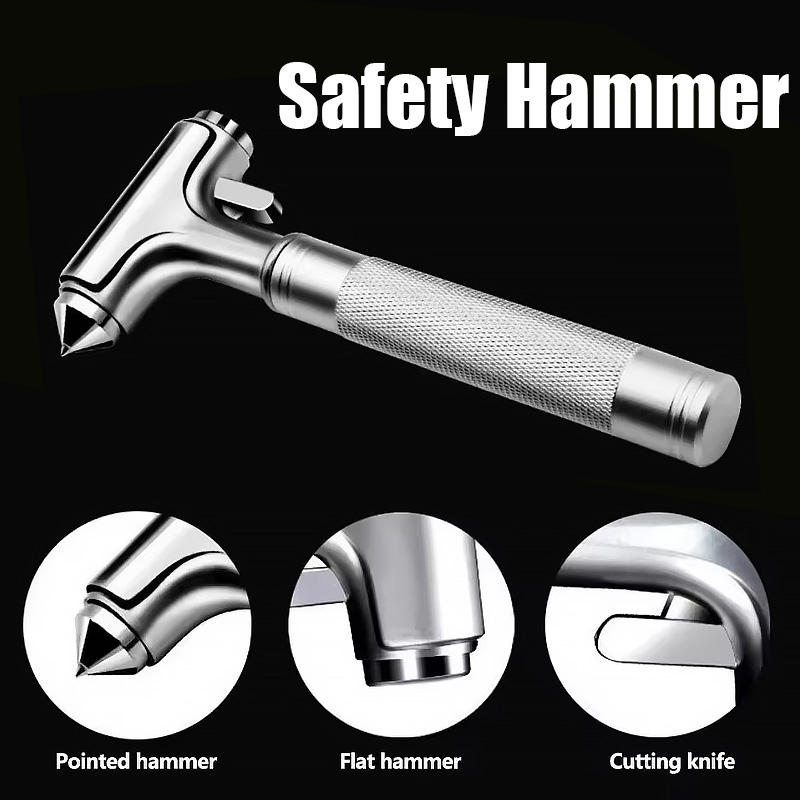 Car Safety Hammer Car Window B - Rescue Rope Throw reseña y precio