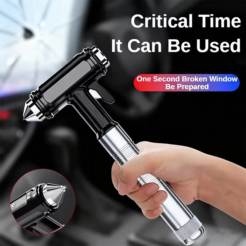 Car Safety Hammer Car Window B - Rescue Rope Throw reseña y precio