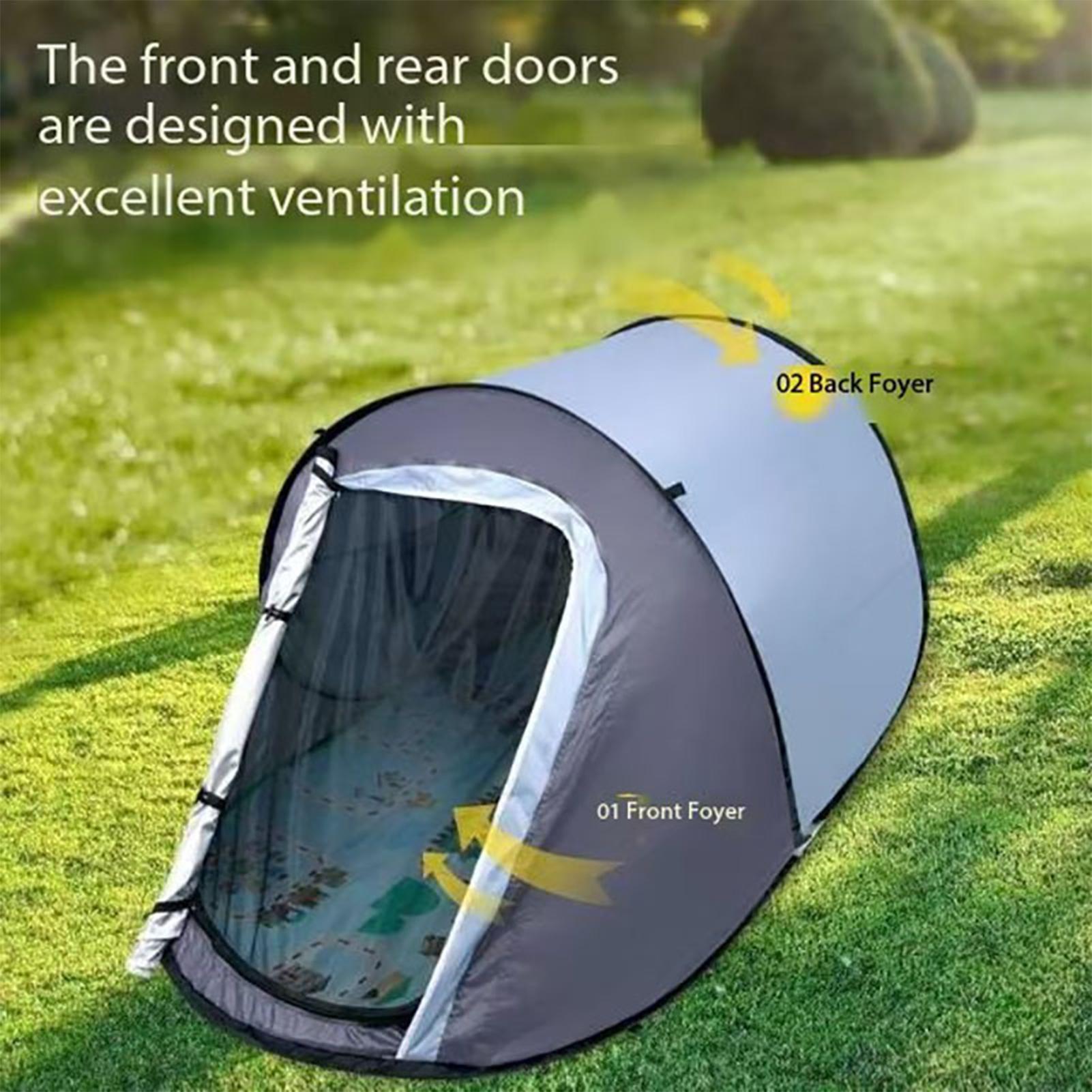 Hand-throw Automatic Open Camp - Emergency Mylar Tent reseña y precio