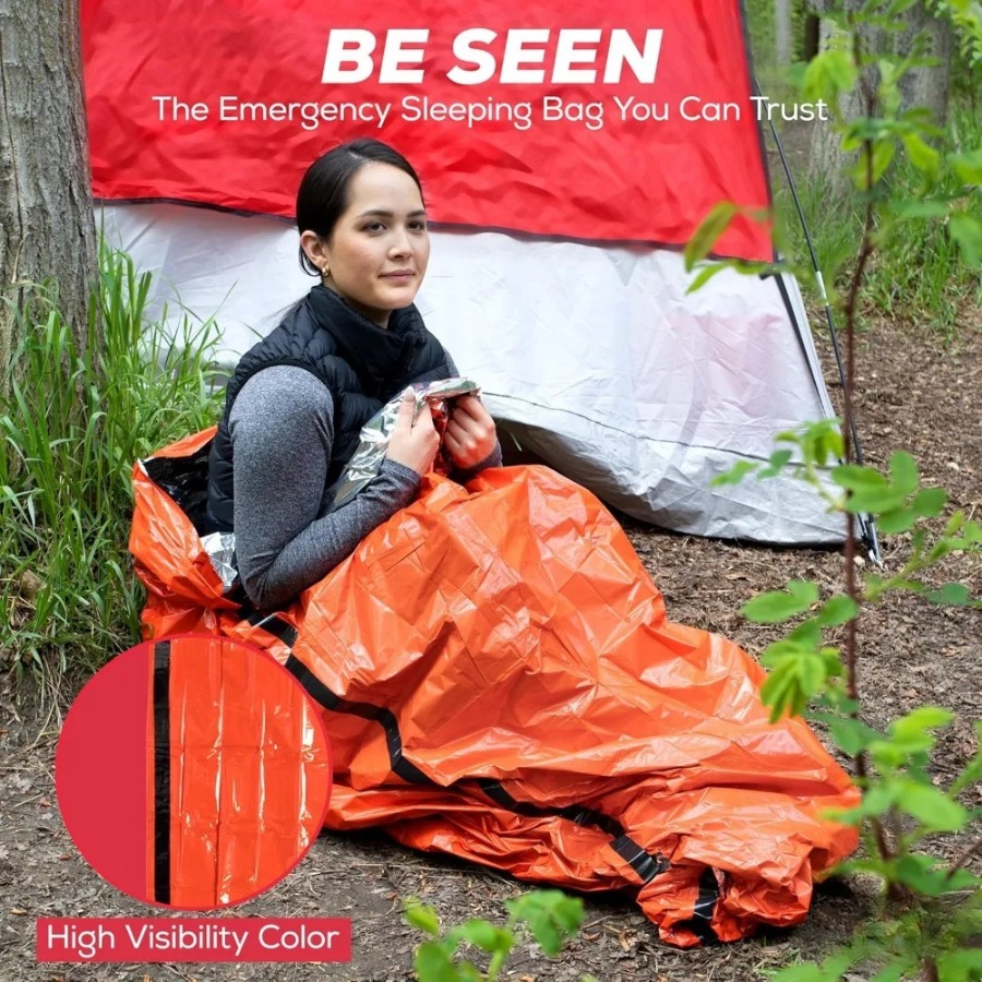 1PC Anti-rain Emergency Sleepi - Emergency Mylar Tent reseña y precio