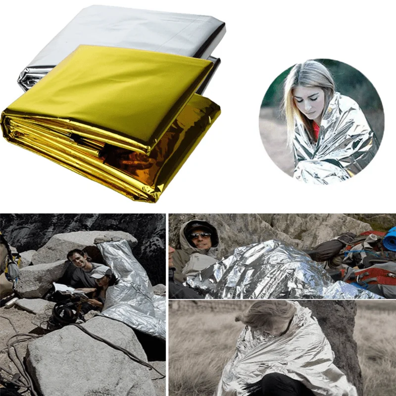 1pcs Outdoor survival portable - Survival Blanket Reflective reseña y precio