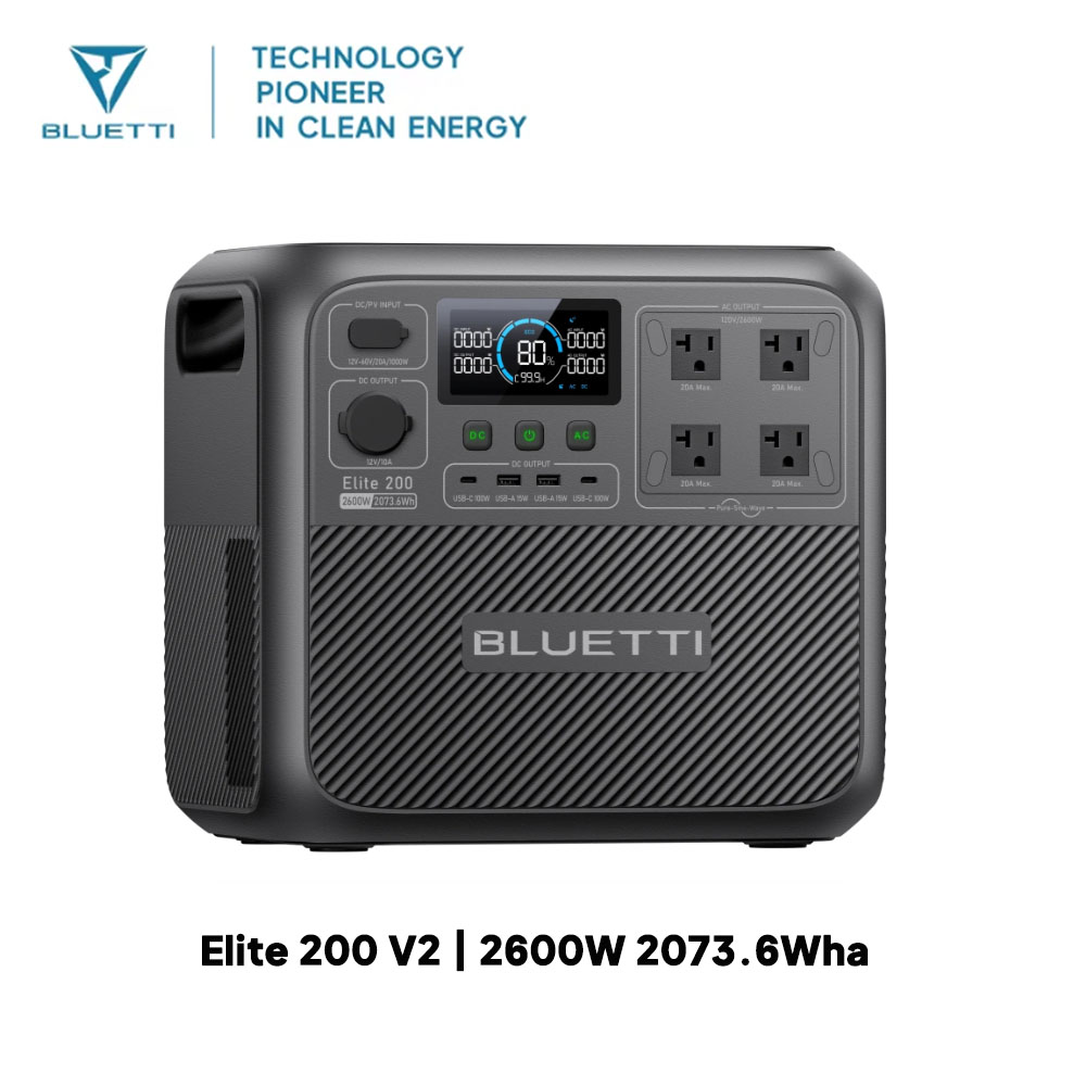 【Renew】BLUETTI Elite 200 V2 Po - Solar Emergency Charger reseña y precio