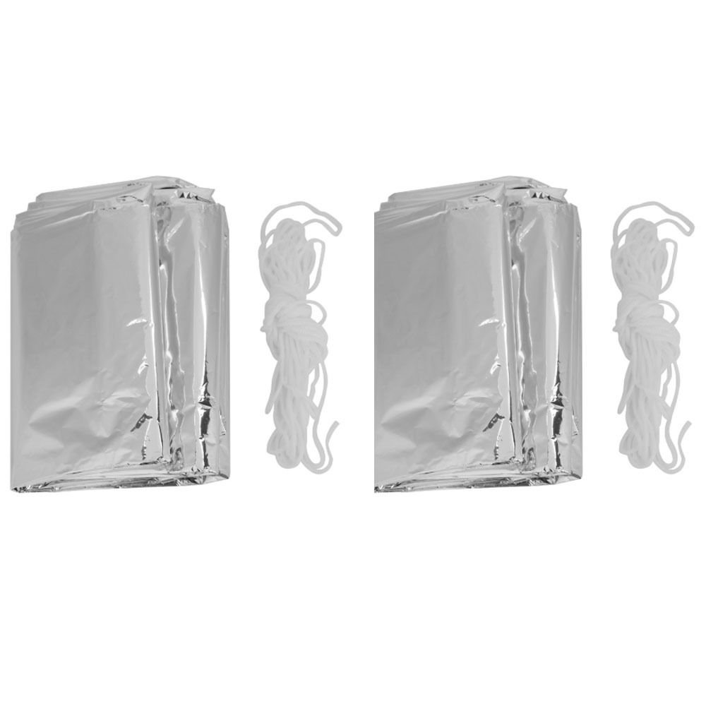 2 Pcs Reflective Emergency She - Survival Blanket Reflective reseña y precio