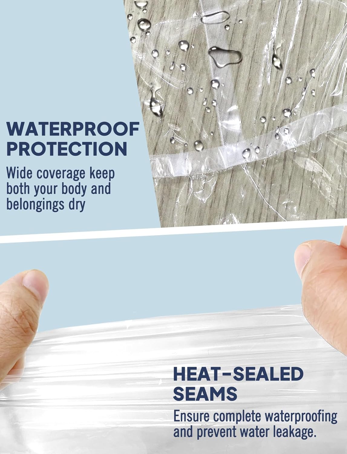 Disposable Rain Poncho for Adu - Emergency Poncho Rain reseña y precio