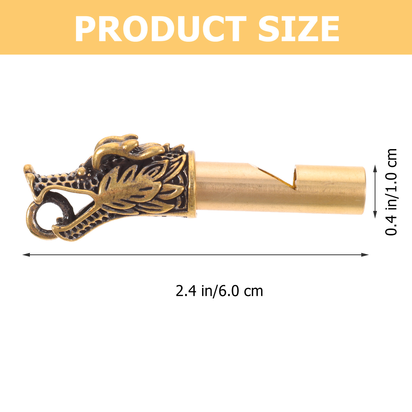 Delicate Brass Whistle Keychai - Emergency Whistle Loud reseña y precio