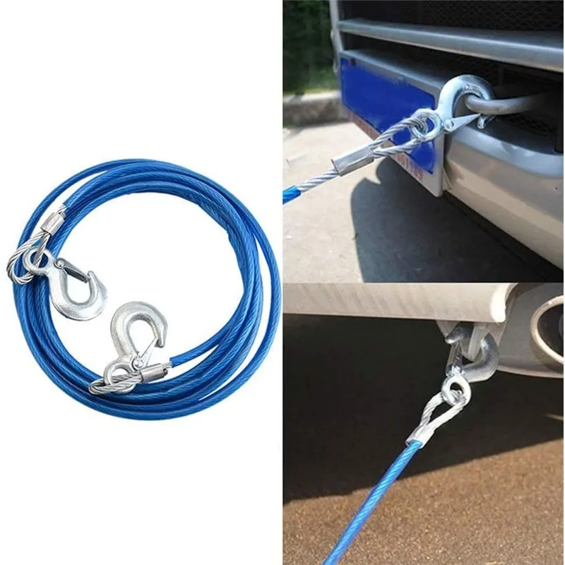Car Towing Rope 3-7 Tons Steel - Rescue Rope Throw reseña y precio