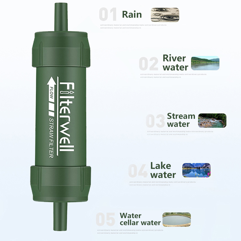 Outdoor Water Filter Straw Min - Water Purification Straw reseña y precio