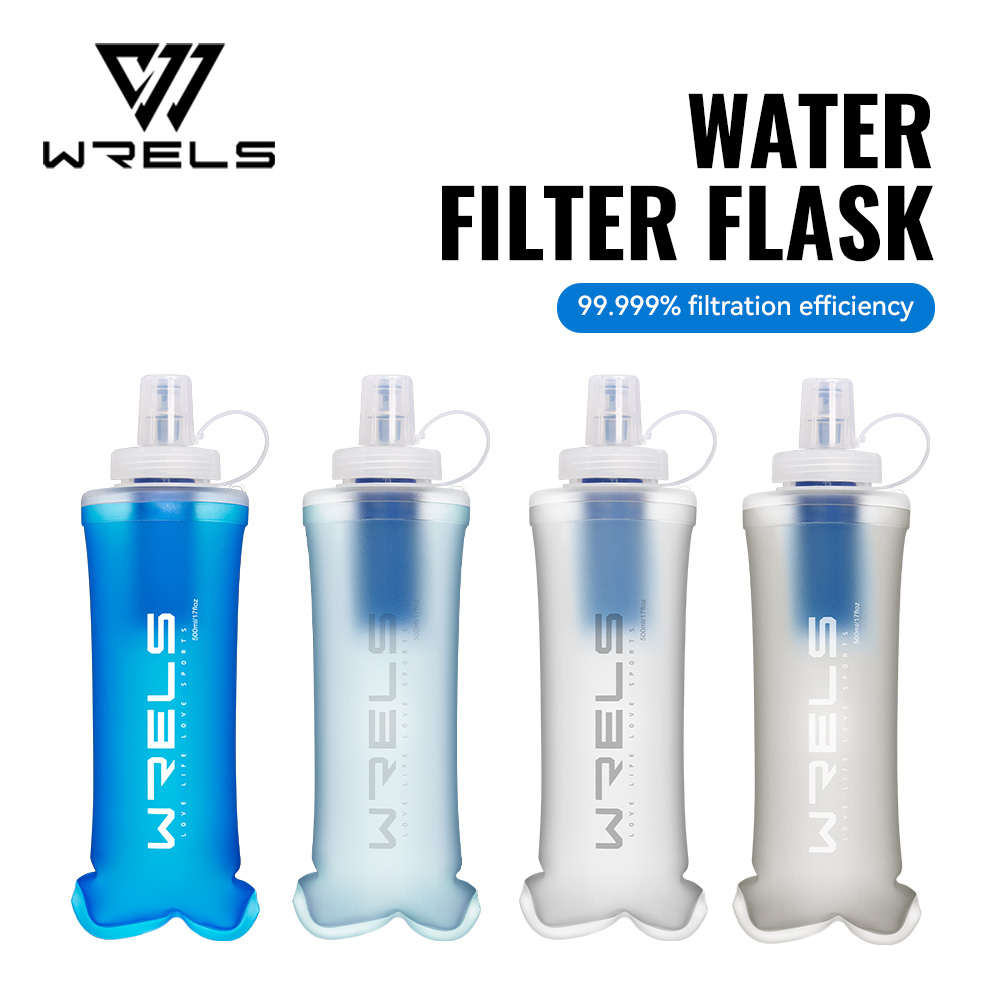 WRELS Water Filter Bottle Coll - Water Bag Collapsible reseña y precio