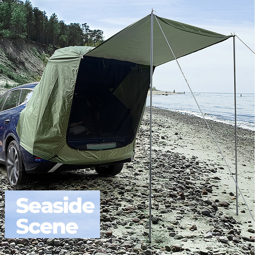 Outdoor Car Rear Tent Camping  - Emergency Mylar Tent reseña y precio