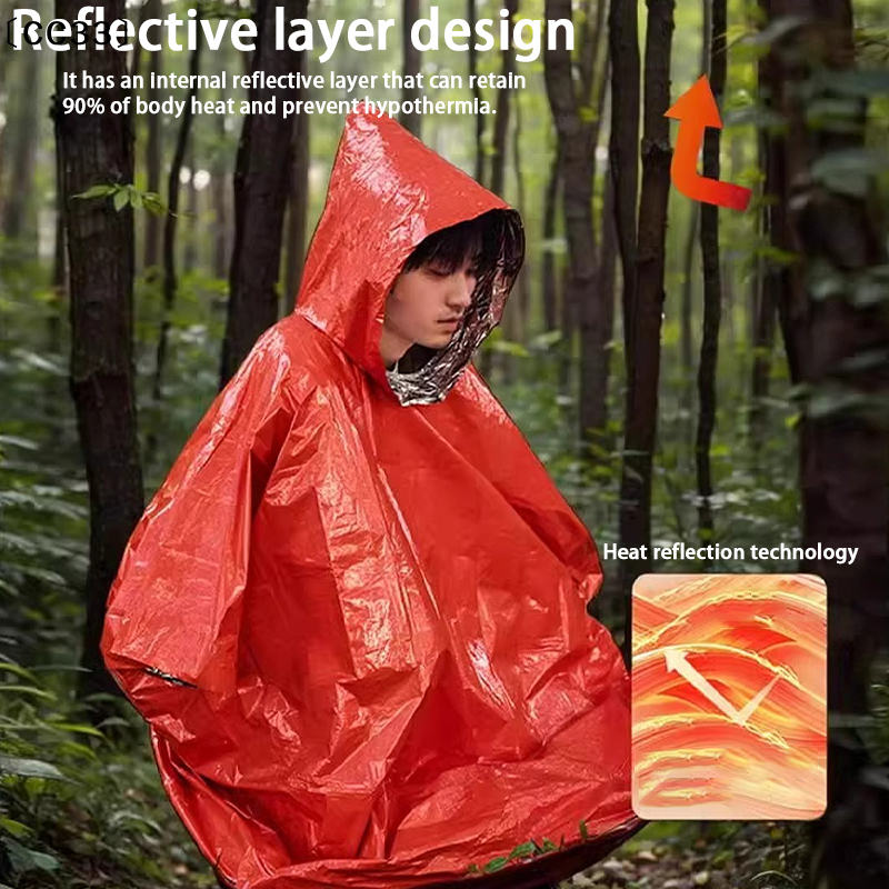 Emergency Survival Rain Hot Po - Survival Blanket Reflective reseña y precio