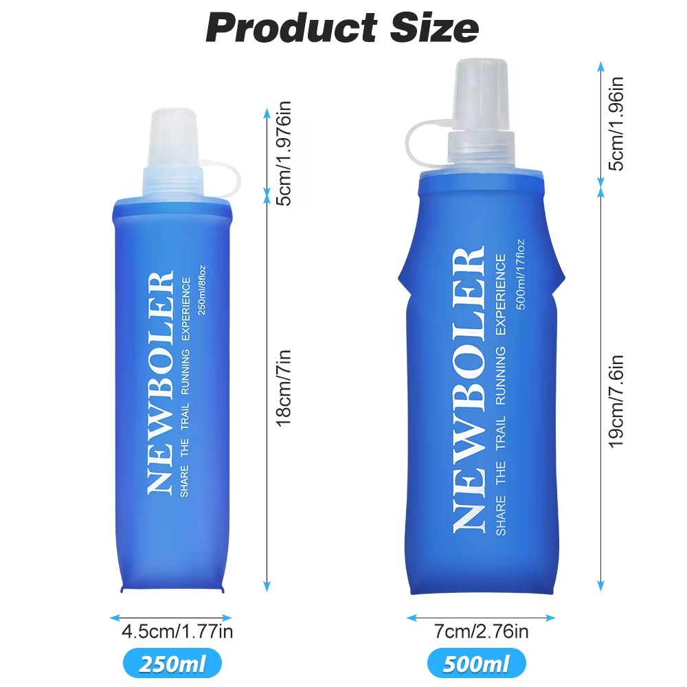 NEWBOLER 250ml/500ml Outdoor C - Water Bag Collapsible reseña y precio