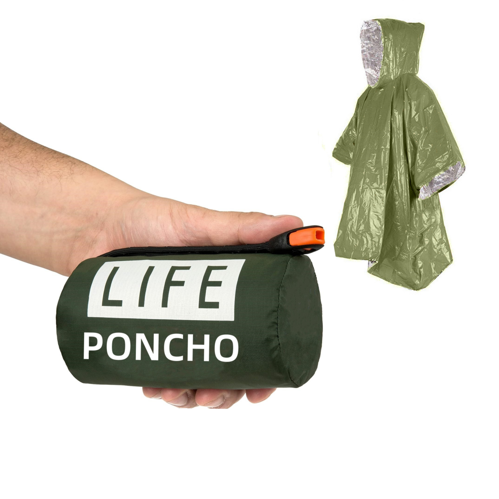 LIFE Emergency Survival Poncho - Survival Blanket Reflective reseña y precio