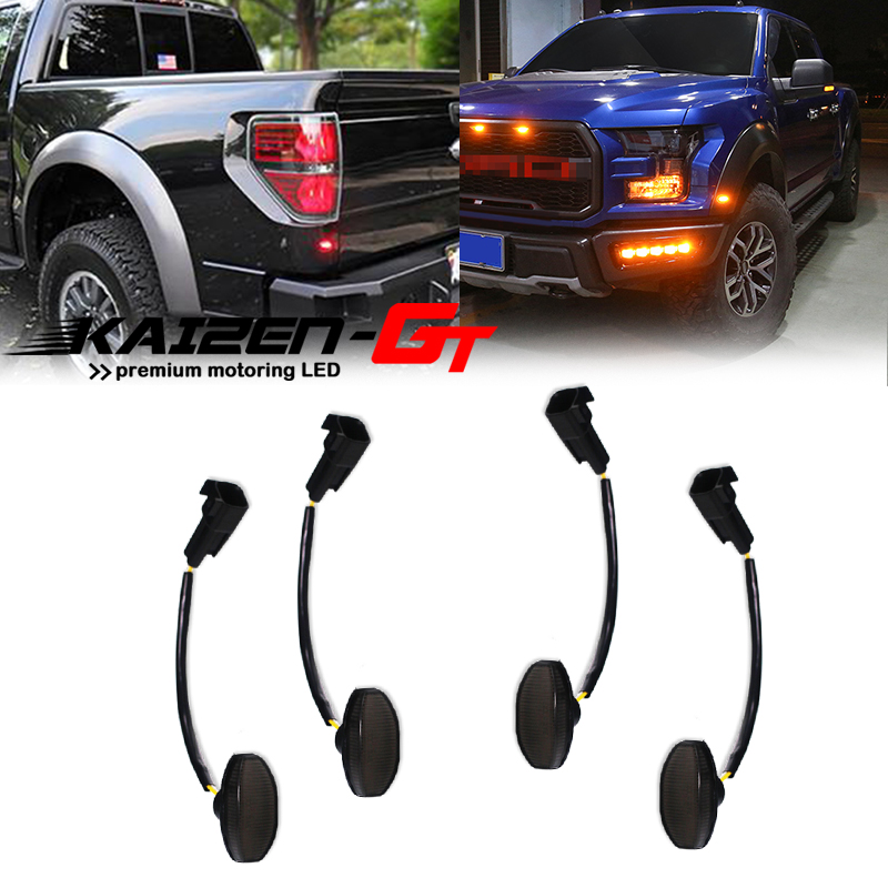 4PCS Smoked Lens Front Amber & - Signal Flare Kit reseña y precio