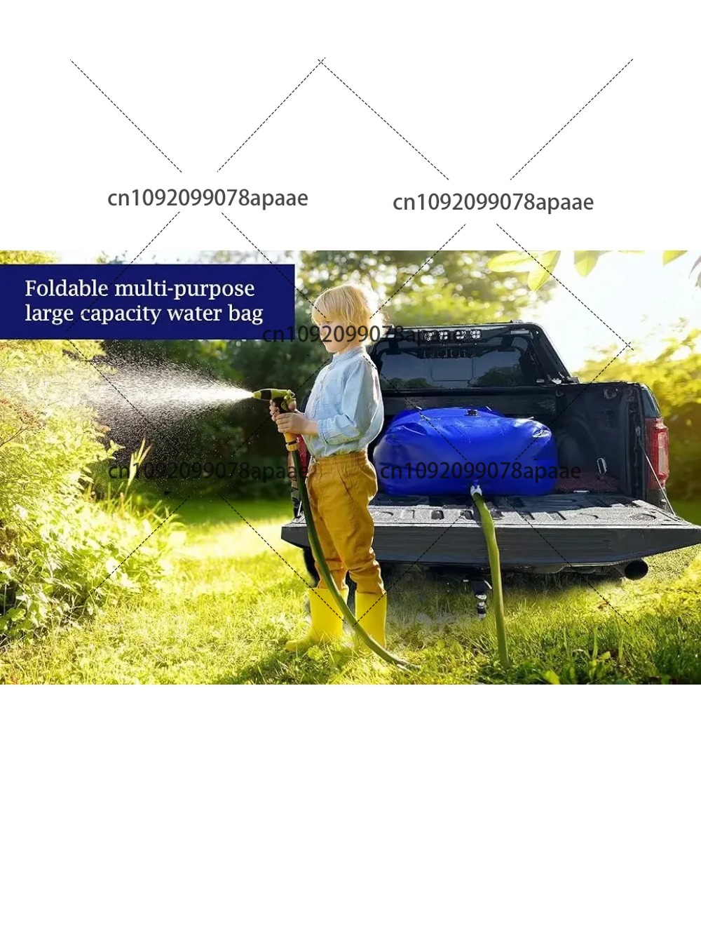 110L PVC Water Storage Bag, Po - Water Bag Collapsible reseña y precio