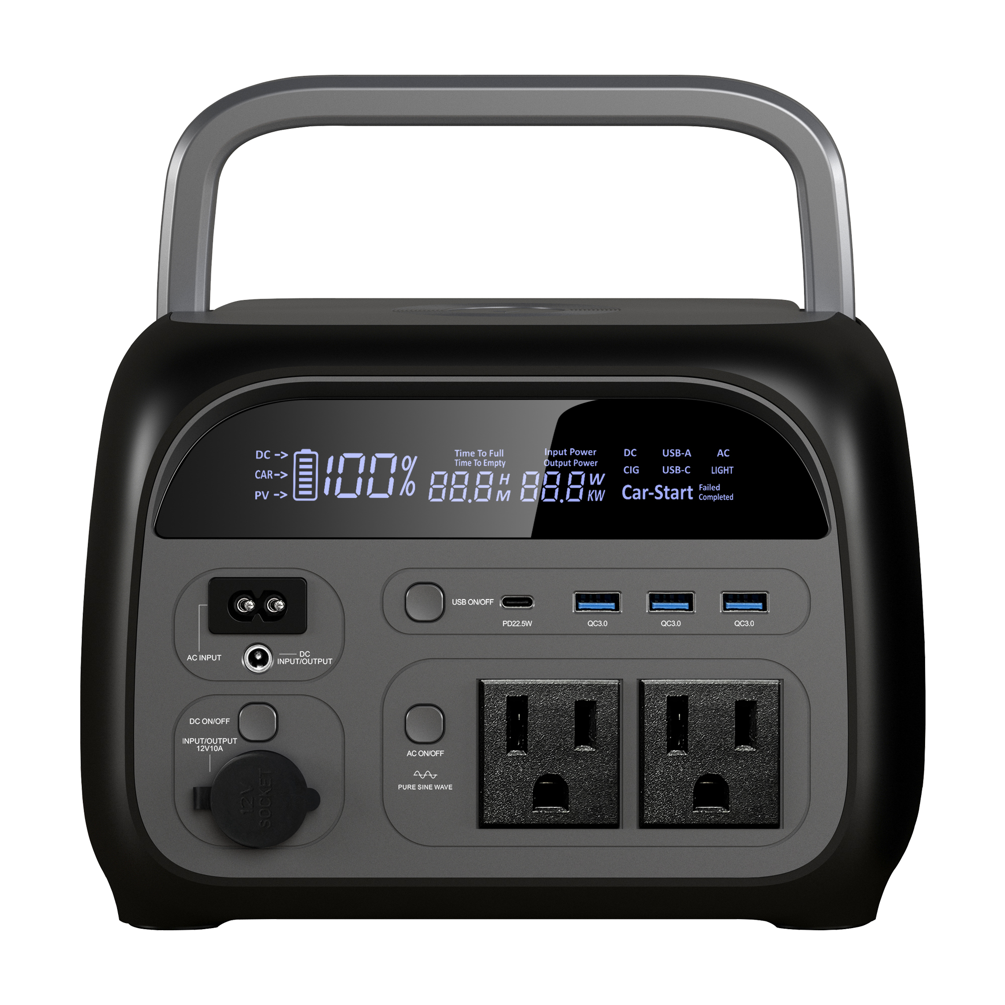 CTOLITY AP400 500W Portable Po - Solar Emergency Charger reseña y precio