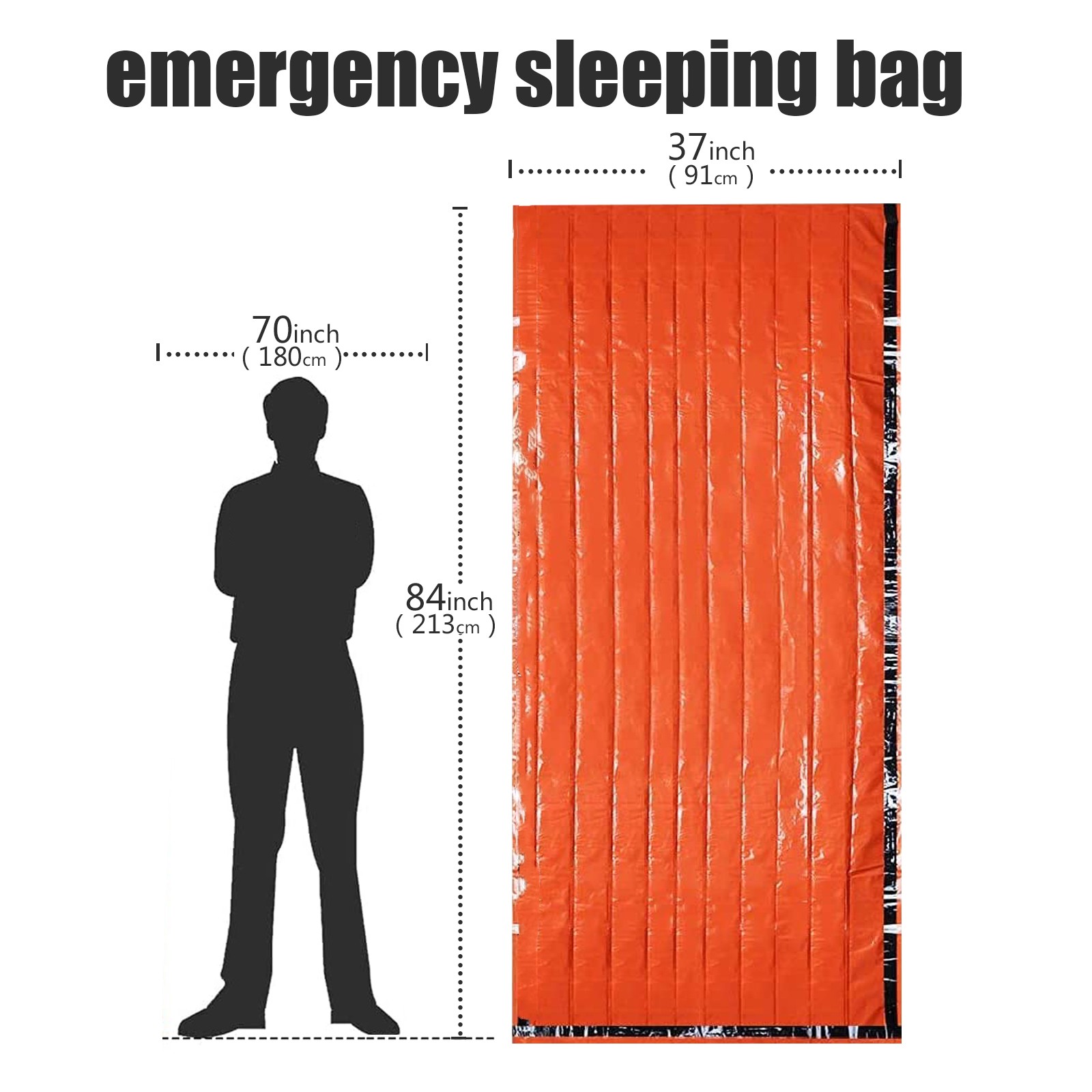 Emergency Sleeping Bag, Mylar  - Emergency Mylar Tent reseña y precio